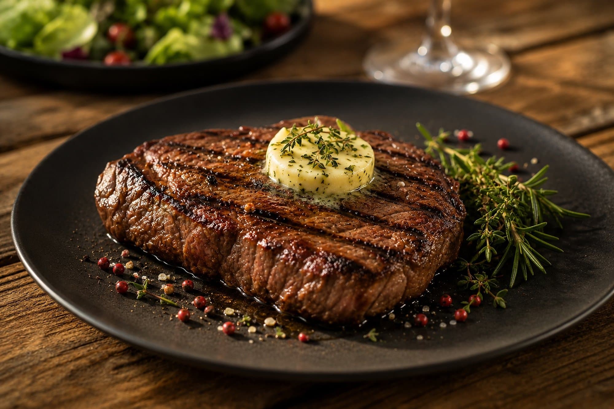 Steaks auf dem Grill im Steakhouse Piccolo Leipzig